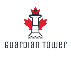 Maple Leaf Lighthouse logo design