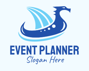 Blue Dragon Boat Logo