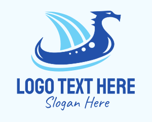Blue Dragon Boat Logo