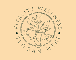 Plant Nature Wellness logo design