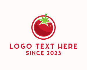 Tomato Sauce - Fresh Tomato Fruit logo design