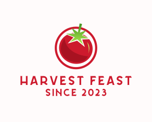 Fresh Tomato Fruit logo design