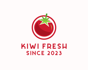 Fresh Tomato Fruit logo design