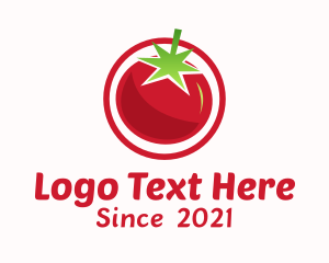 Harvest - Fresh Tomato Harvest logo design
