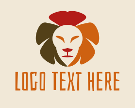 King - Safari Lion King logo design