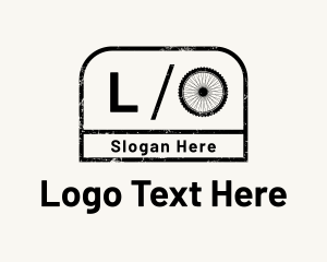 Pedal - Grunge Minimalist Cycling Letter logo design