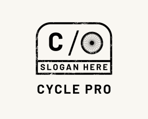 Cycling - Grunge Minimalist Cycling logo design