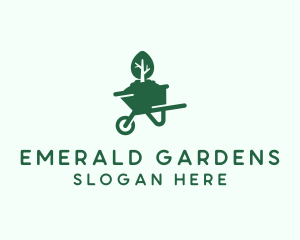 Wheelbarrow Tree Landscaping logo design