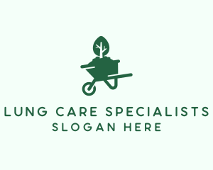 Wheelbarrow Tree Landscaping logo design