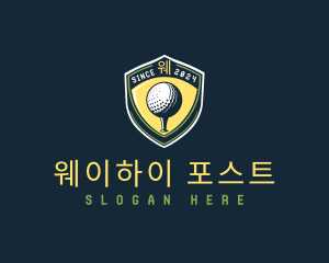 Golf Sports Tournament logo design