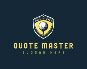 Golf Sports Tournament logo design