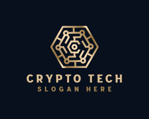 Cryptocurrency - Cryptocurrency Blockchain Technology logo design