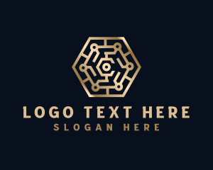 Currency - Cryptocurrency Blockchain Technology logo design