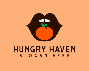 Hungry - Sexy Tomato Lips logo design