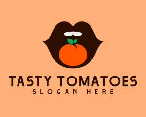 Ketchup - Sexy Tomato Lips logo design