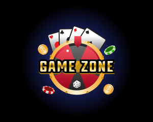 Casino Roulette Game logo design