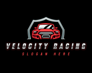 Mechanical Racing Car logo design