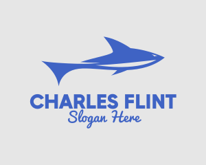 Blue Sea Shark Logo