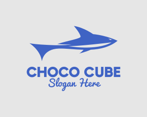 Fin - Blue Sea Shark logo design
