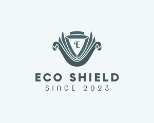 Elegant Hotel Shield logo design