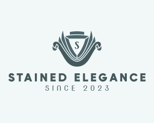 Elegant Hotel Shield logo design