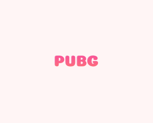 Kid - Gradient Pink Text logo design