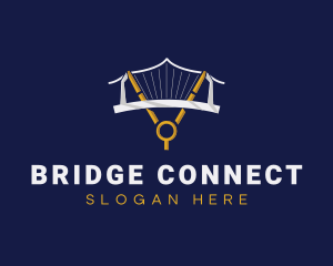 Bridge - Compass Bridge Infrastructure logo design