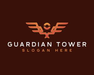 Guardian Angel Wings logo design