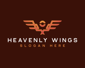 Guardian Angel Wings logo design