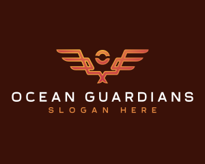 Guardian Angel Wings logo design