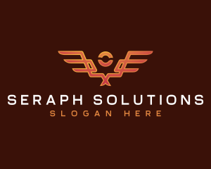 Guardian Angel Wings logo design