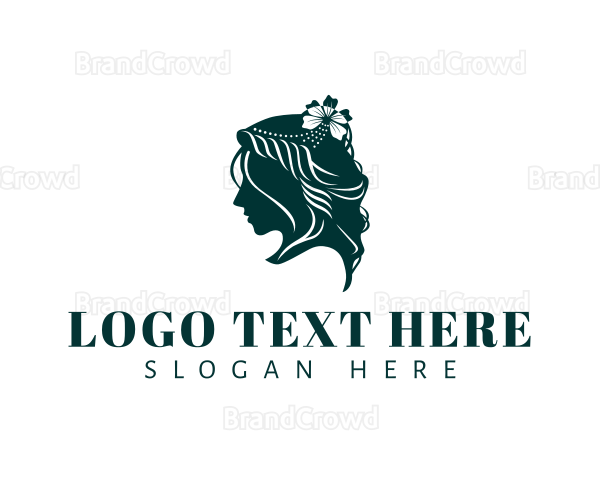 Feminine Fashion Hairdresser Logo