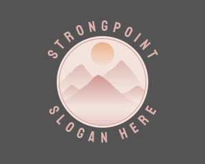 Natural Mountain Scenery Logo