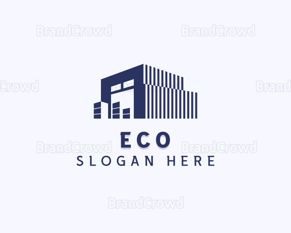 Storage Warehouse Factory Logo