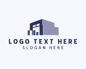 Factory - Storage Warehouse Factory logo design