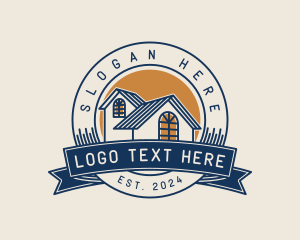 Realty - Real Estate House Roofing logo design