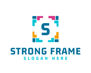 Brick Game Frame logo design