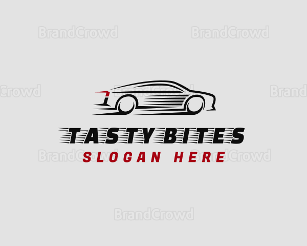 Fast Car Mechanic Vehicle Logo