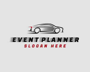 Sedan - Fast Car Mechanic Vehicle logo design