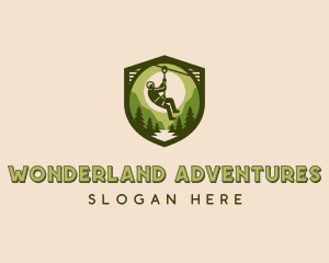 Wilderness Zip Lining  logo design