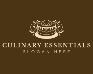 Cake Dessert Culinary logo design