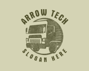 Rustic Truck Transport logo design