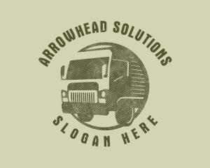 Rustic Truck Transport logo design