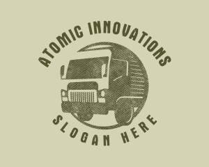 Rustic Truck Transport logo design