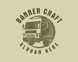 Rustic Truck Transport logo design