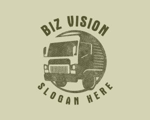 Rustic Truck Transport logo design