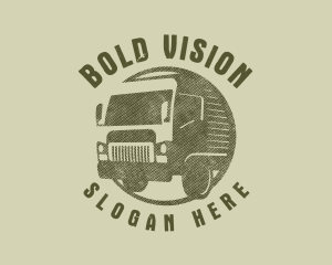 Rustic Truck Transport logo design