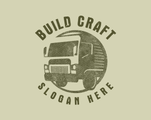 Rustic Truck Transport logo design