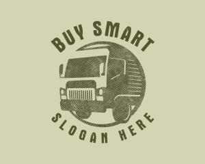 Rustic Truck Transport logo design