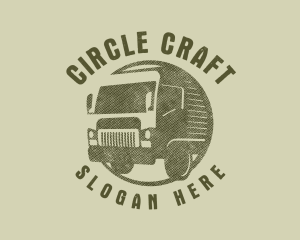 Rustic Truck Transport logo design